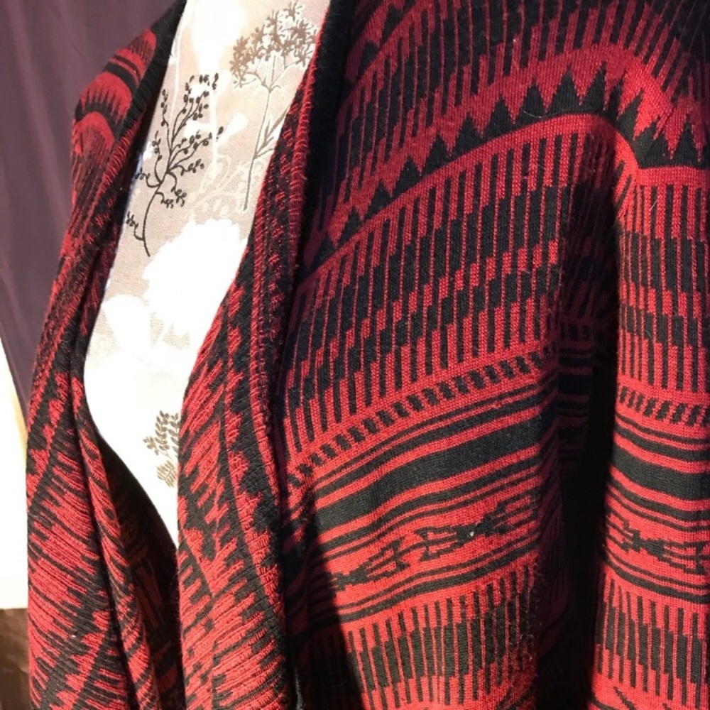 Tribal print lightweight cardigan